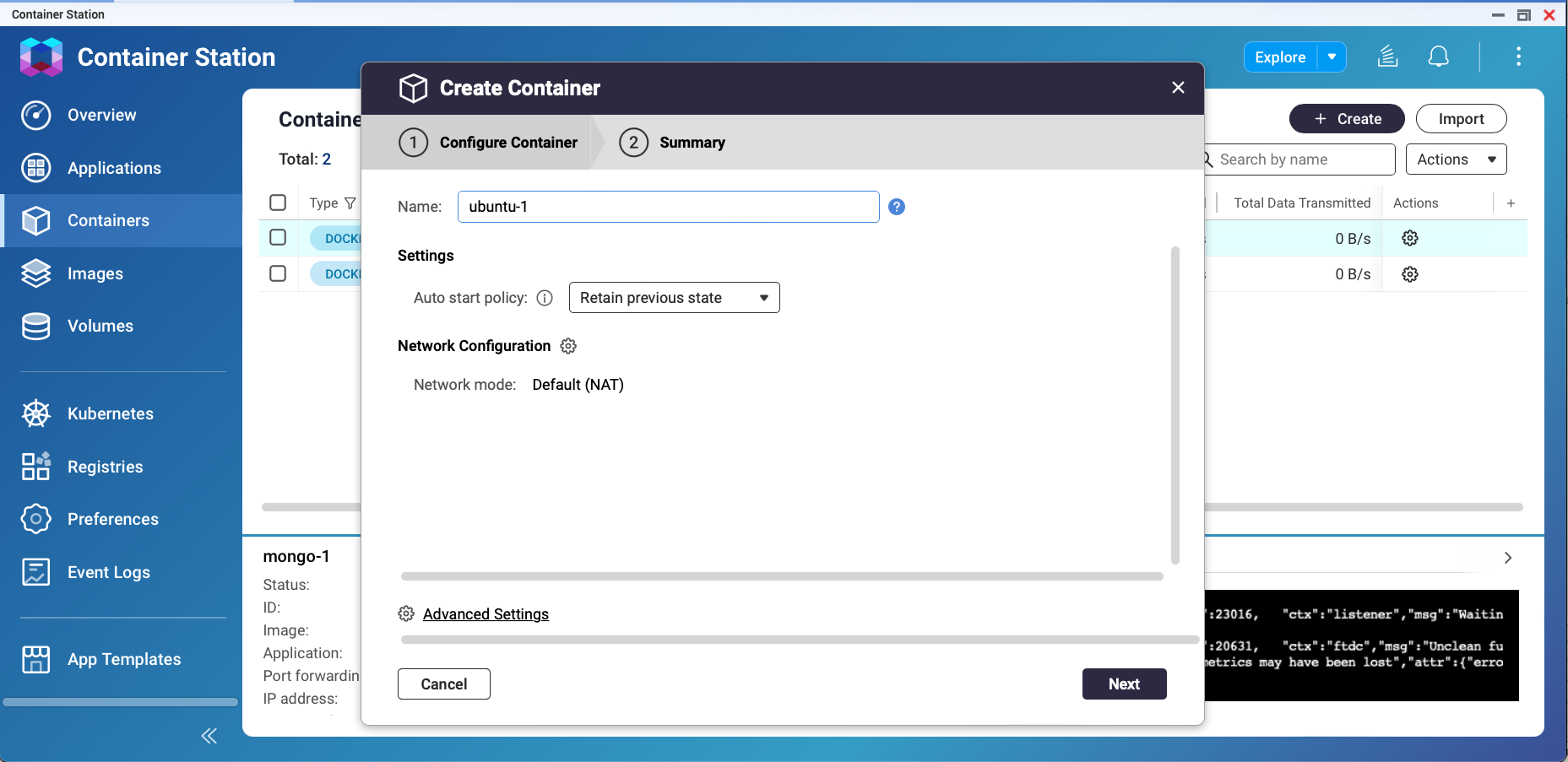 Container Station Container Station | Supports LXD, Docker, and Kata Containers | QNAP