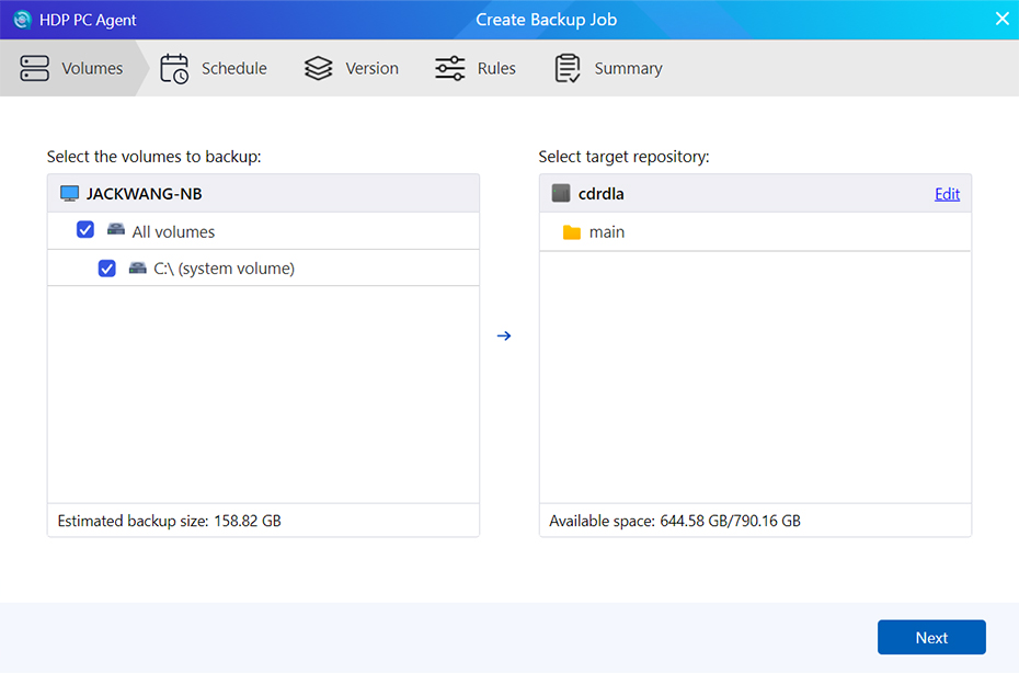 HDP PC Agent | License-free Windows® PC & server backup and recovery ...