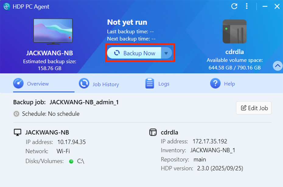 HDP PC Agent | License-free Windows® PC & server backup and recovery ...