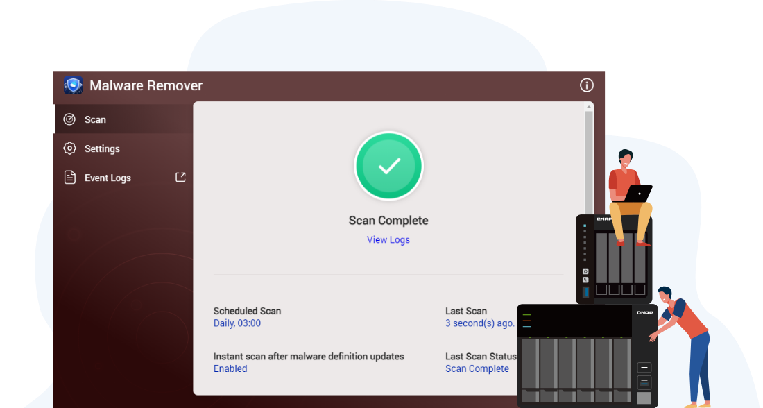 Malware Remover Detect and remove malware from your NAS QNAP