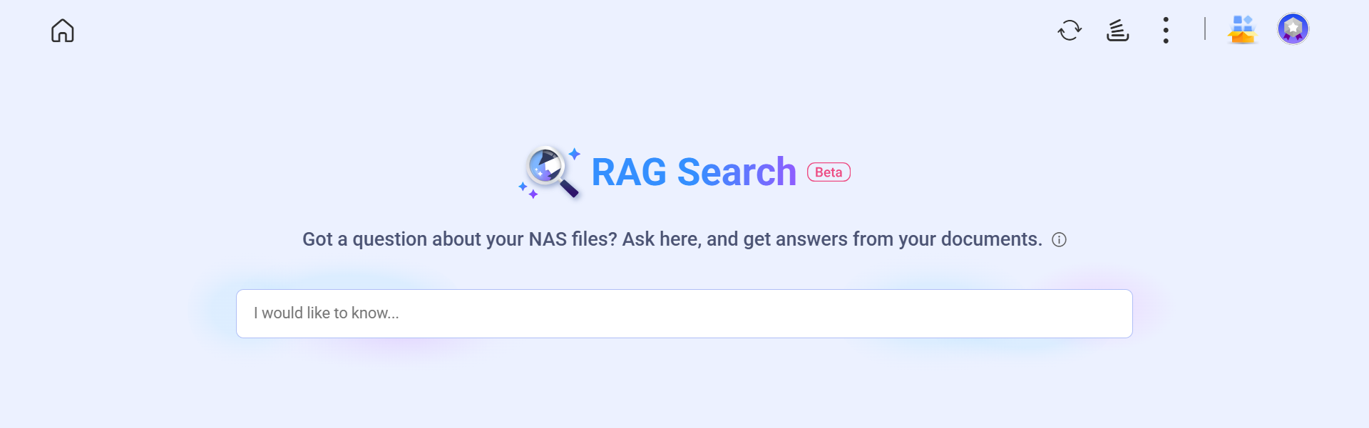 RAG Search UI