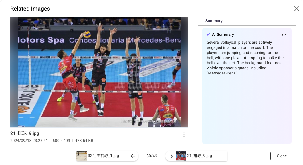 Pesquisa de imagens VLM com linguagem natural da QNAP Qsirch
