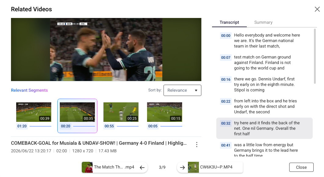 Pesquisa semântica de vídeo com IA Qsirch para recuperar rapidamente clips de vídeo NAS