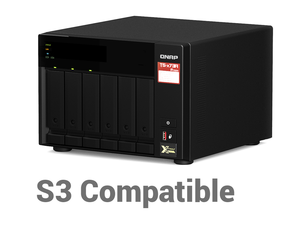 S3-compatible object storage on QNAP NAS