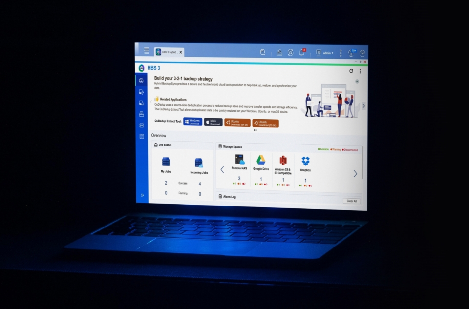 Hybrid Backup Sync cloud backup interface