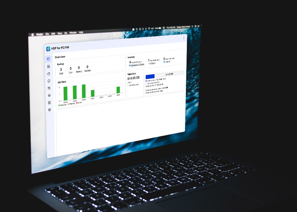 QNAP VM backup software interface