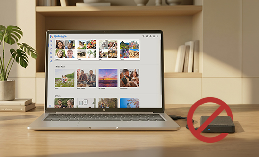 Mac や Windows コンピューターを QNAP NAS に Wi-Fi 経由でバックアップ