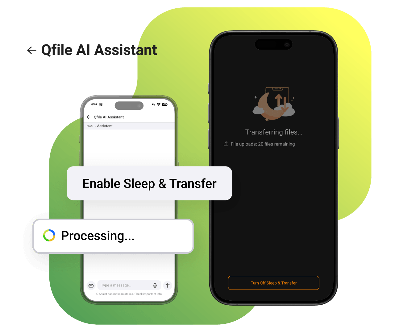 Sleep & Transfer