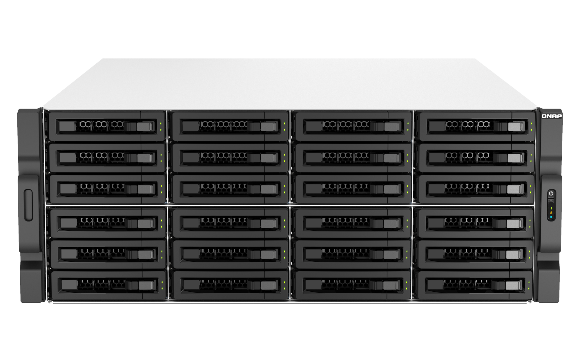 Qnap ts-h3087xu-rp-e2378-64g nas strežnik sprednji pogled