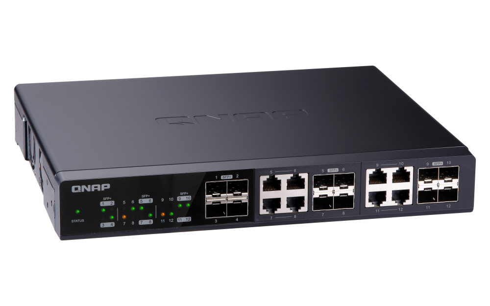QNAP QSW-1208-8C 10Gスイッチ QSW-1208-8C | Your first 10GbE switch | QNAP