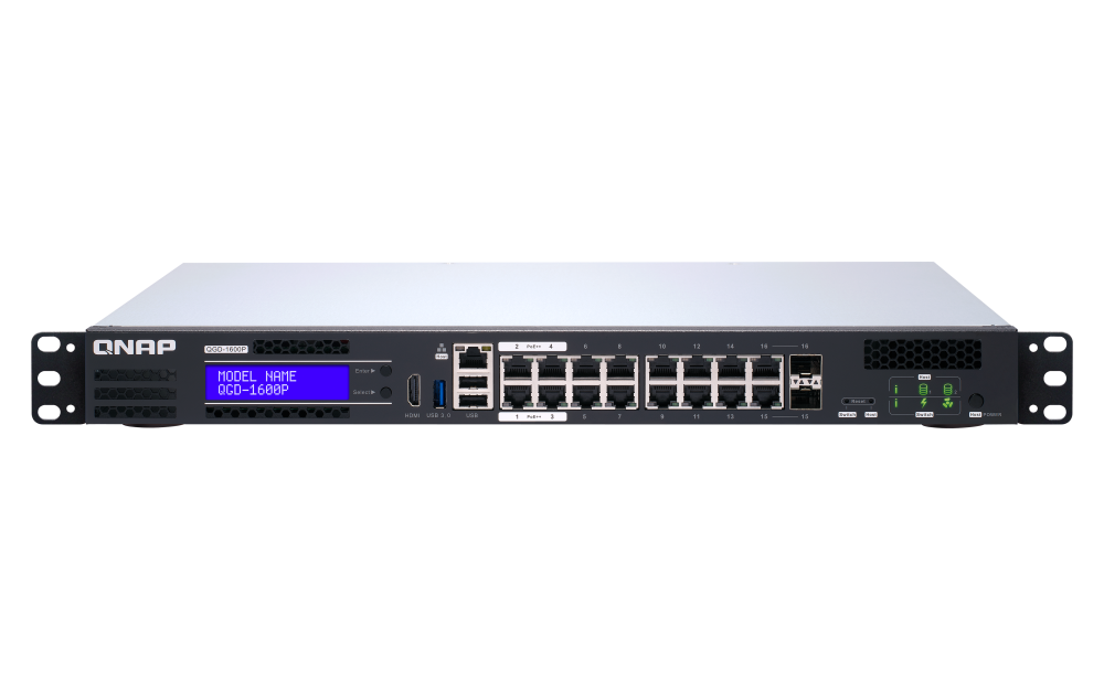 8-Port Gigabit Ethernet 380W PoE+ Switch with 4 Uplink Ports and LCD Screen