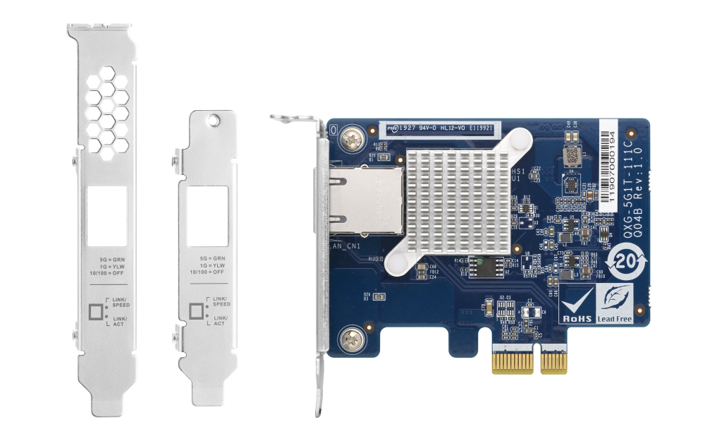 QXG-5G1T-111C | Flexível, rápida, econômica | QNAP QXG-5G1T-111C | Flexível, rápida, econômica | QNAP