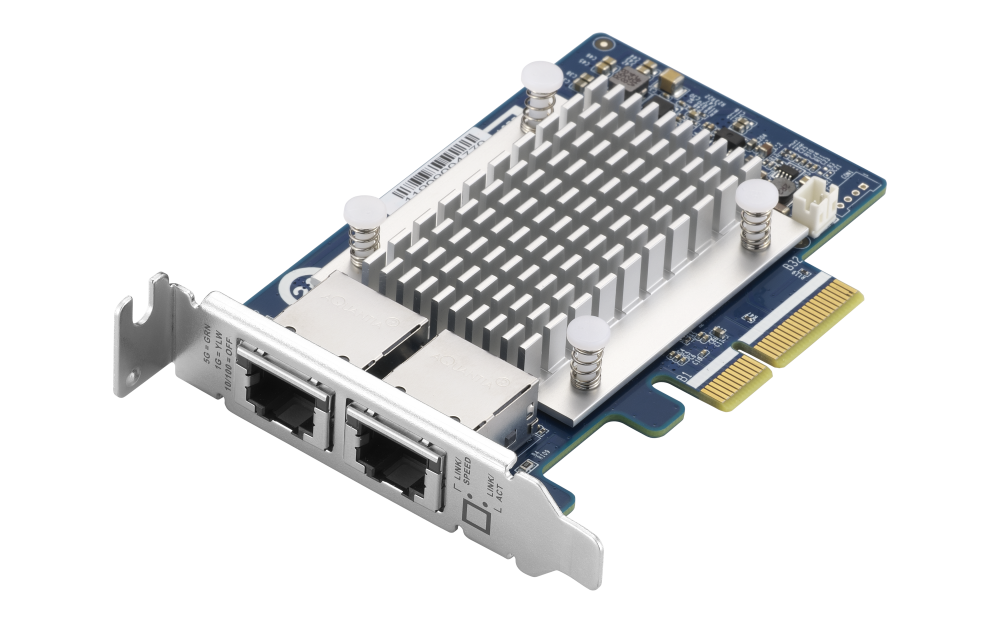 QNAP QXG-5G4T-111C A 4ポート 5GbE NBASE-T LANカード (組込) - 通販