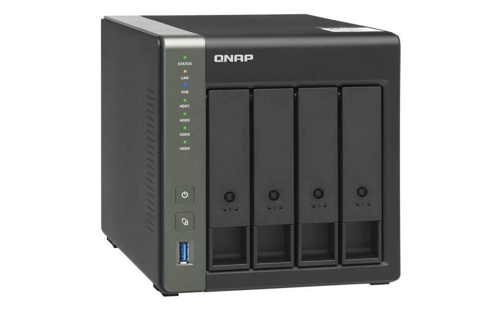 新作 QNAP TS-431U 12TB HDD搭載モデル ミドルハイクラス 3TB HDD x 搭載 T431UT4MH30 代  外付けハードディスク、ドライブ CONSTRUMAQIND