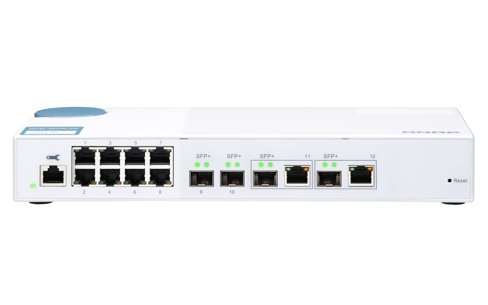 QSW-M408-2C, Entry-level 10GbE Layer 2 Web Managed Switch for SMB Network  Deployment