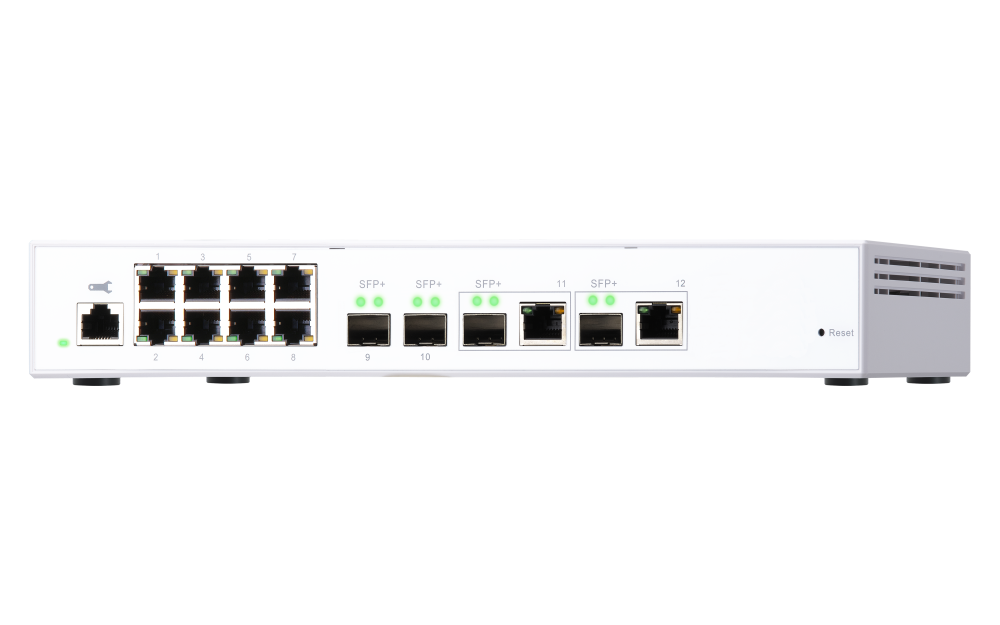 QNAP QSW-M408-2C 10GbE L2 Webマネージドスイッチ QSW-M408-2C | Entry-level 10GbE Layer 2 Web Managed Switch