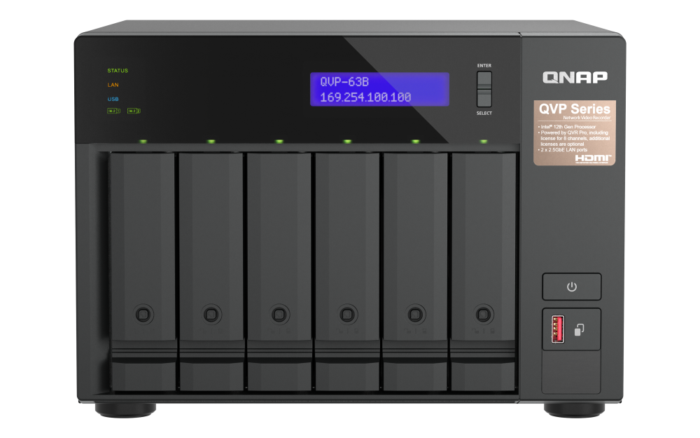 QVP 63B Hardware Specs QNAP QVP 63B Hardware Specs QNAP