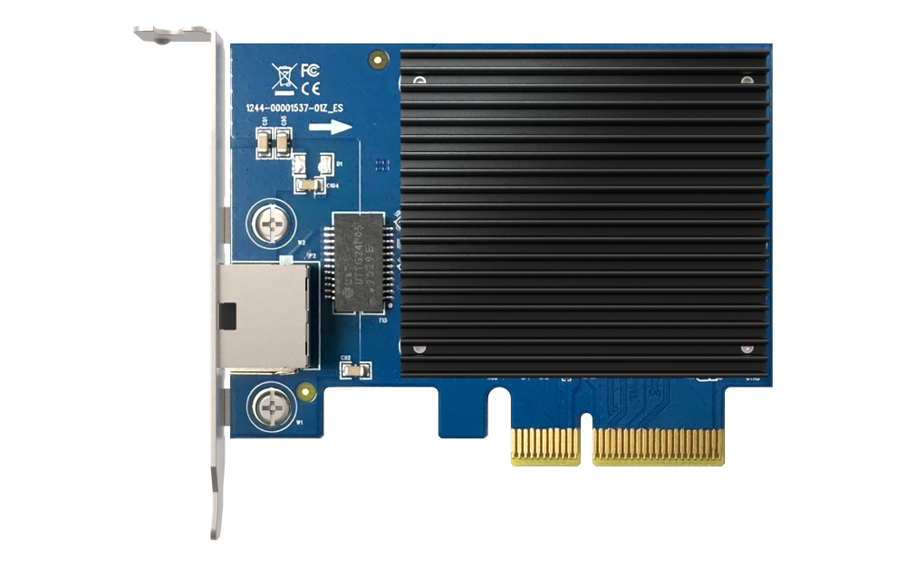 QXG-10G1TD | 5-Speed 10GbE RJ45 Network Expansion Card: Seamless