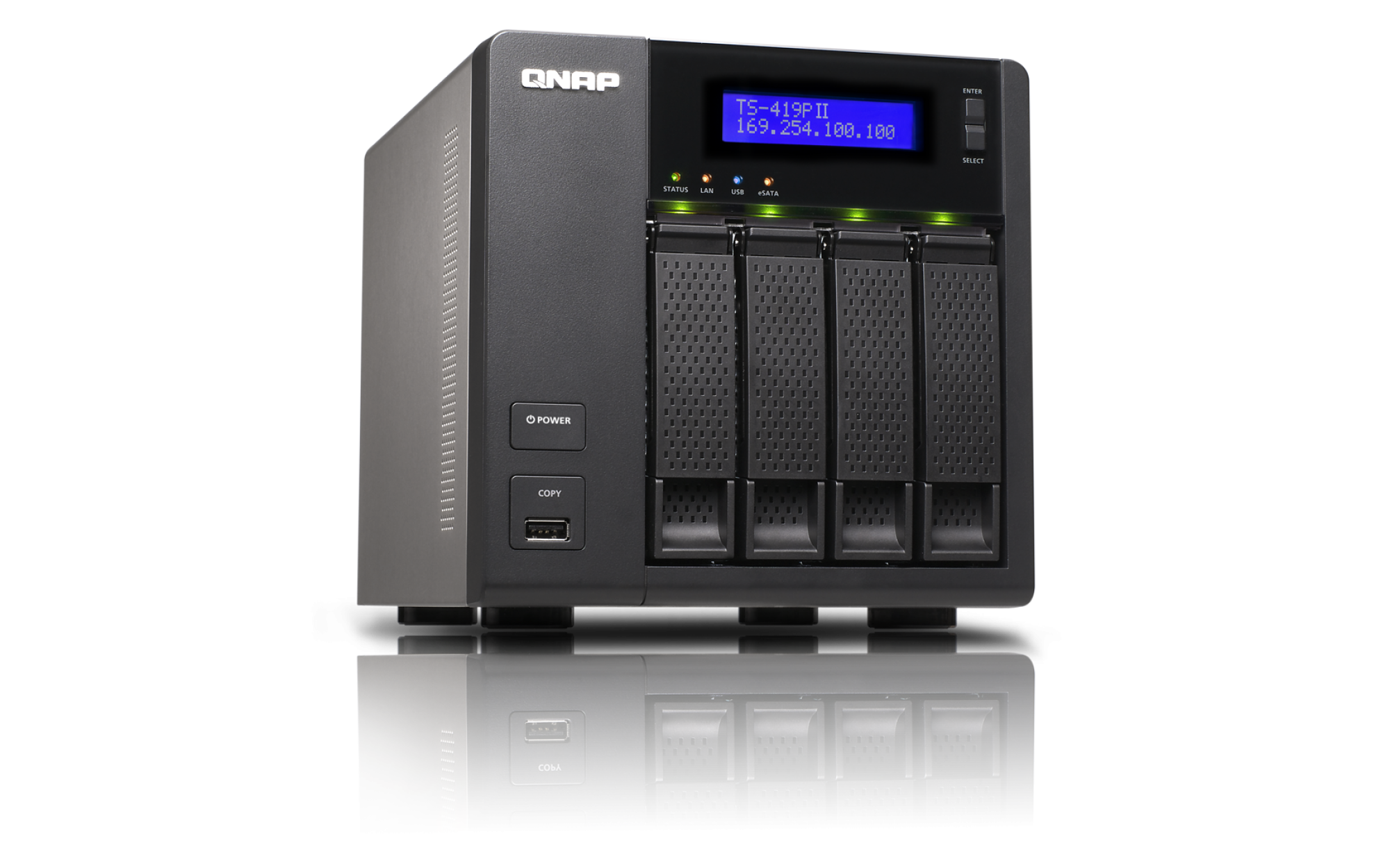 TS-419P II | Hardware Specs | QNAP