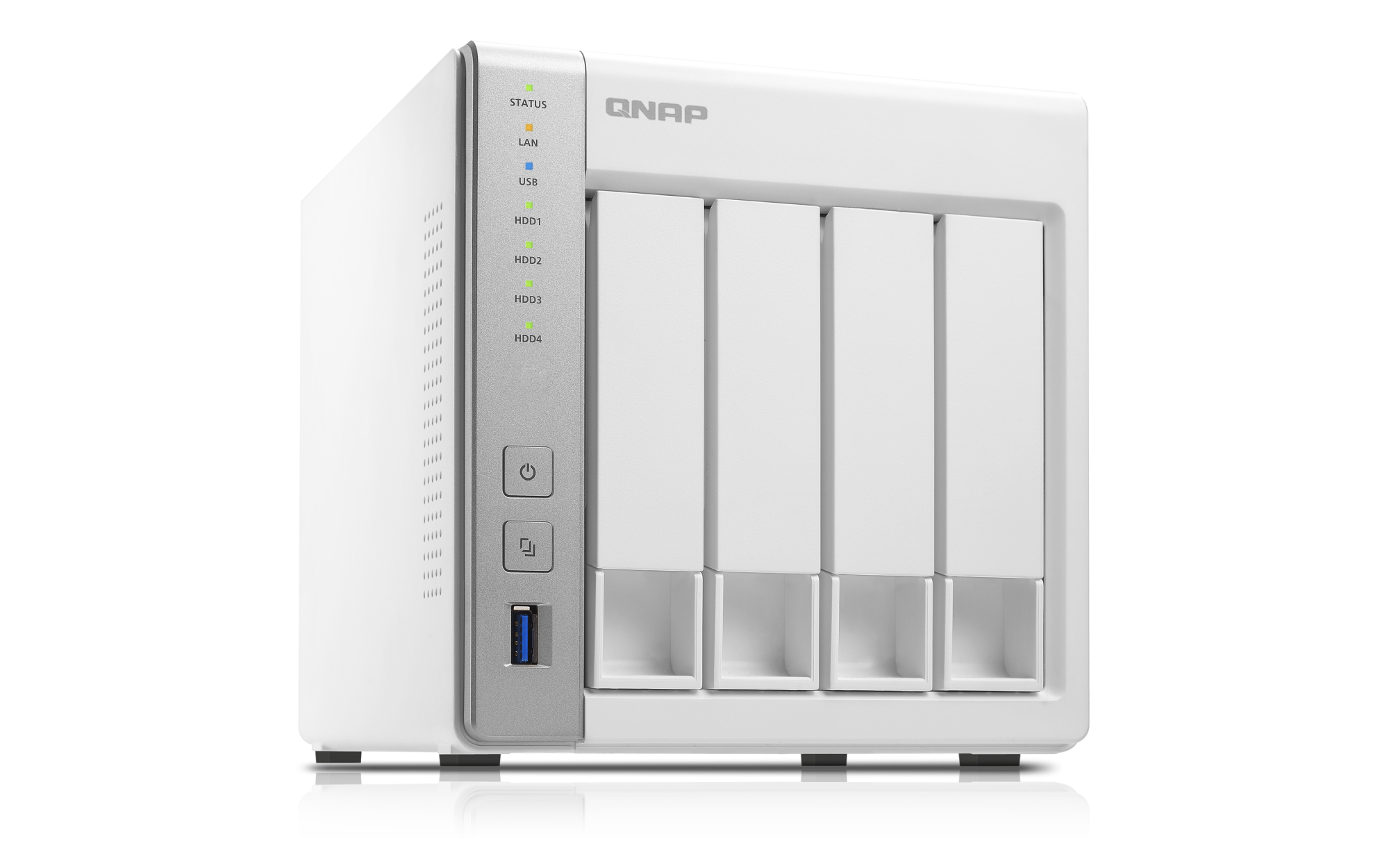 PC周辺機器 QNAP TS-431 4ベイNAS 本体＋ACアダプター HDDなし
