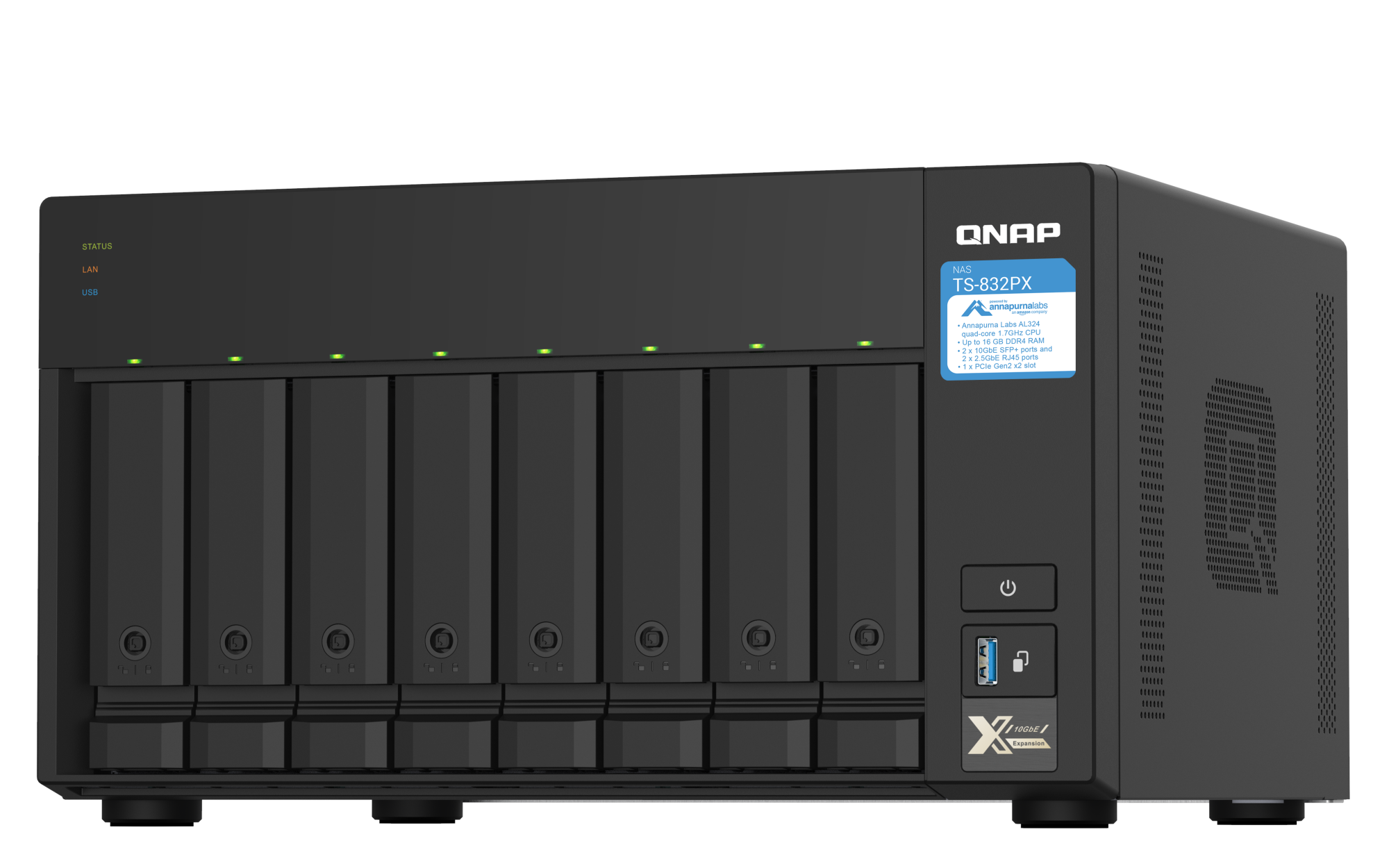 TS-832PX | Hardware Specs | QNAP TS-832PX | Hardware Specs | QNAP
