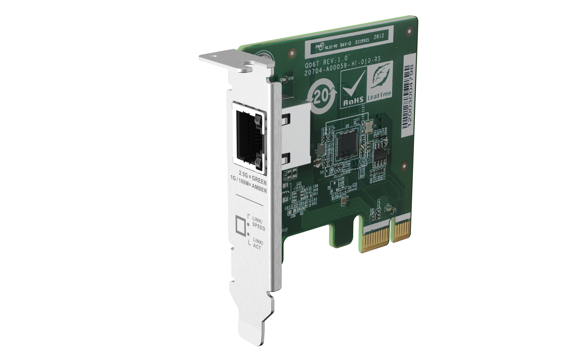 QNAP QXG-2G2T-I225 ネットワークPCIeカード Amazon | QNAP QXG-2G2T-I225 デュアルポート 2.5GbE 4速ネットワーク