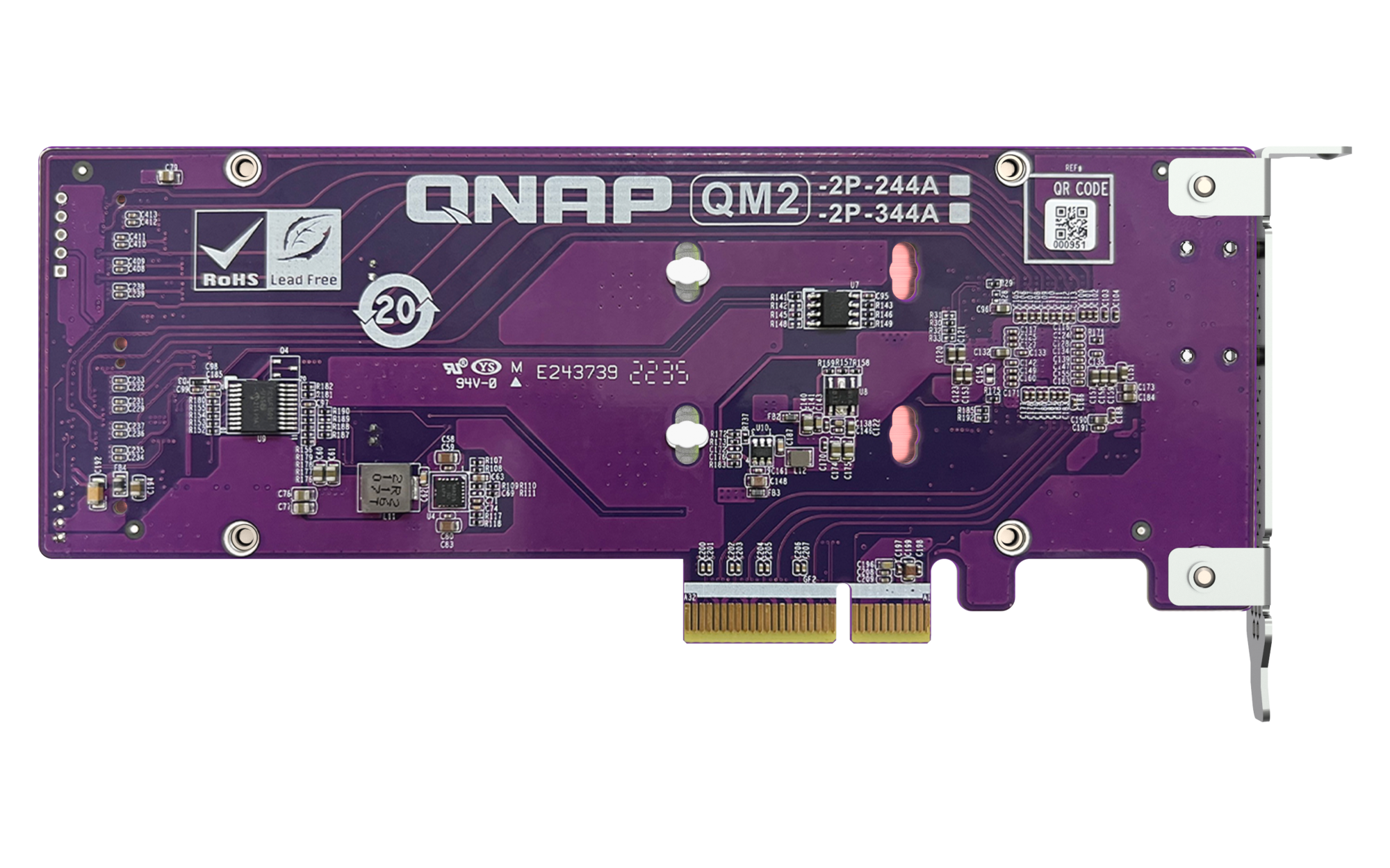 拡張カード QNAP QM2-2P-344 QM2-2P-344A | Hardware Specs | QNAP