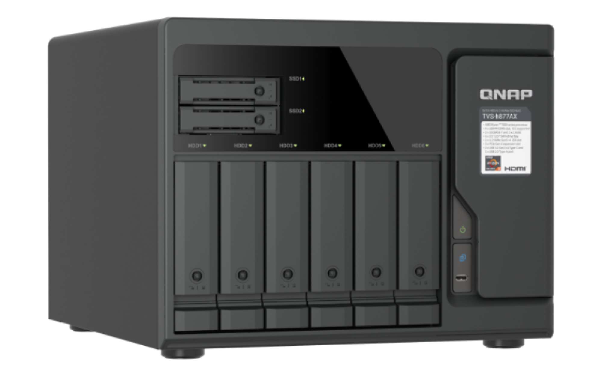 TVS-h877AX | Hardware Specs | QNAP
