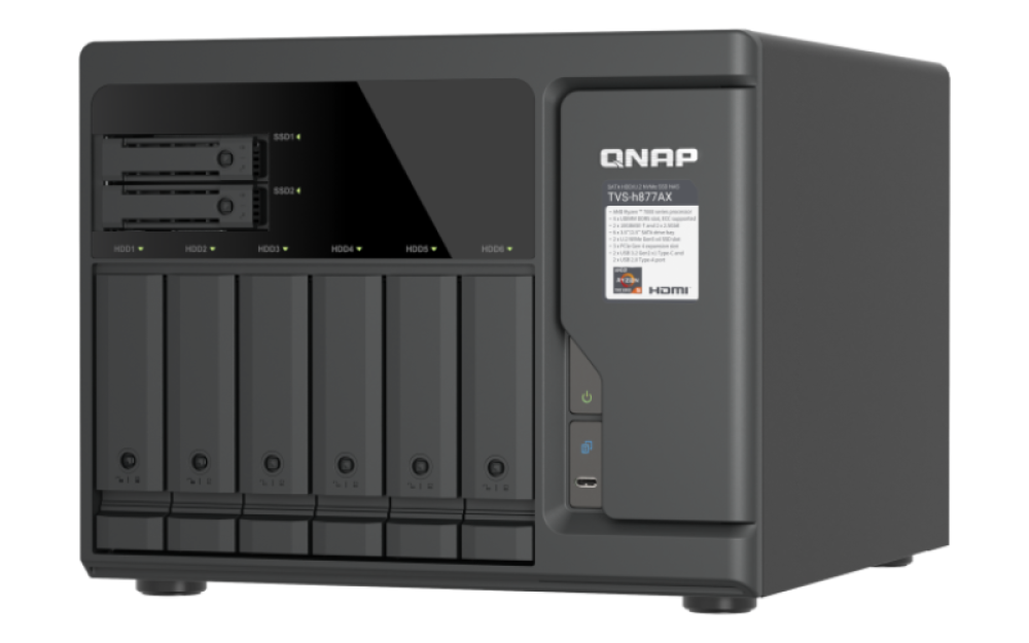 TVS-h877AX | Hardware Specs | QNAP