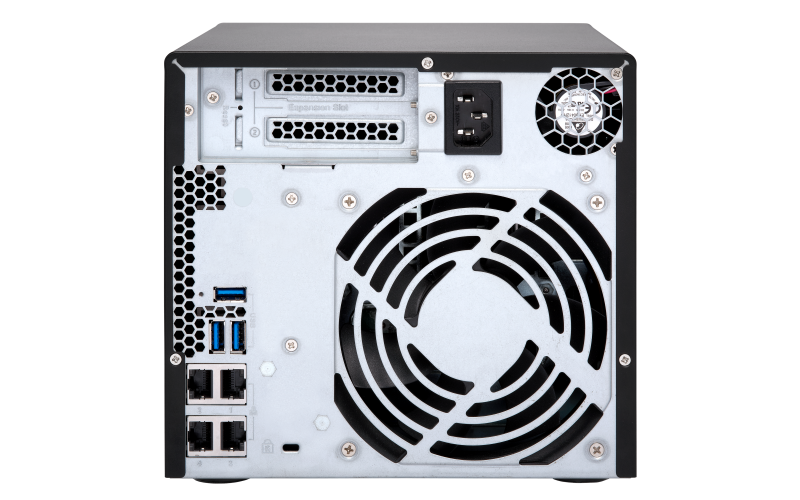 Ts 473 Affordable High End Amd Rx 421nd Quad Core Nas With Pcie Slots For Adding M 2 Ssd 10gbe Connectivity Or A Graphics Card Qnap Tr