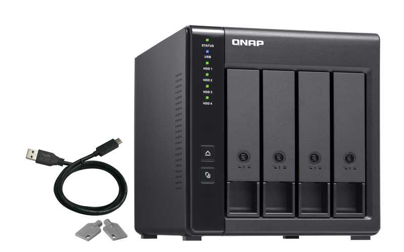 Tr 004 4 Bay Usb Type C Direct Attached Storage With Hardware Raid Qnap