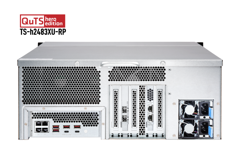 Ts H2483xu Rp Embrace The Big Data Era With Intel Xeon E And Zfs Storage Featuring Inline Data Deduplication Compression And Compaction Qnap