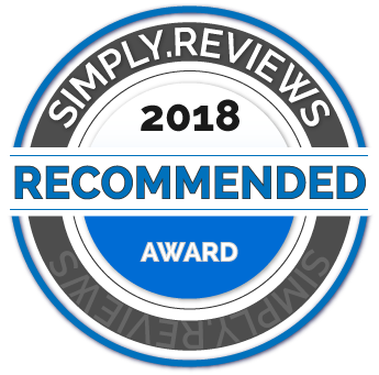 Recommended Award - Simply.Reviews (US) (2018/12/12)