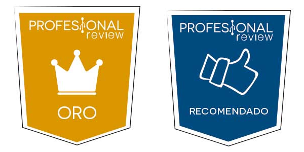 Gold Award - Recommended Product  - Profesional Review (西班牙) (2022/09/28)