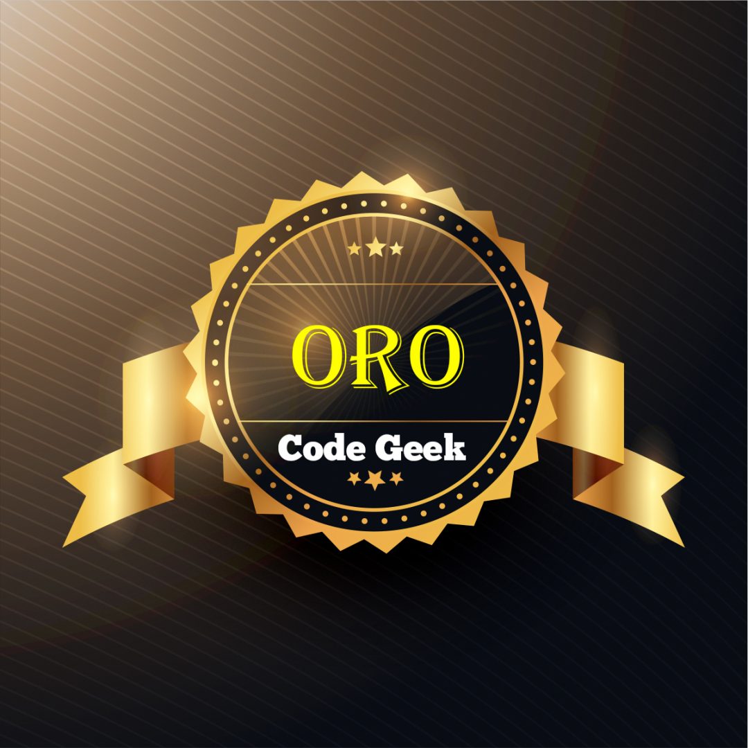 Gold Award - Code Geek (Spain) (2022/06/16)