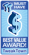 Best Value Award – TweakTown (US) (2013/5/6)