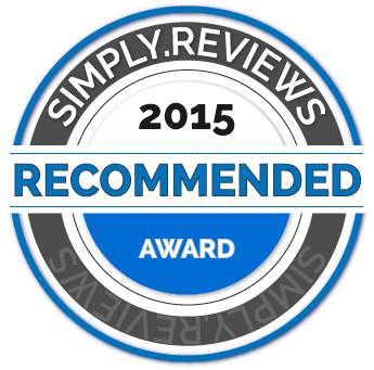 Recommended Award - Simply Reviews (US) (2015/06/18)