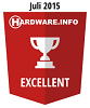 Excellent Choice Award - Hardware.Info (Netherlands) (2015/07/28)