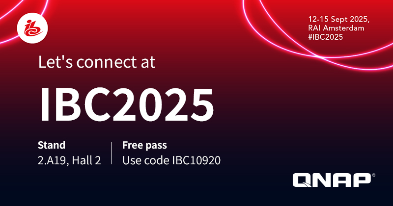 QNAP all’IBC2025: Storage e Networking di nuova generazione per accelerare i flussi di Lavoro per Media e Intrattenimento 