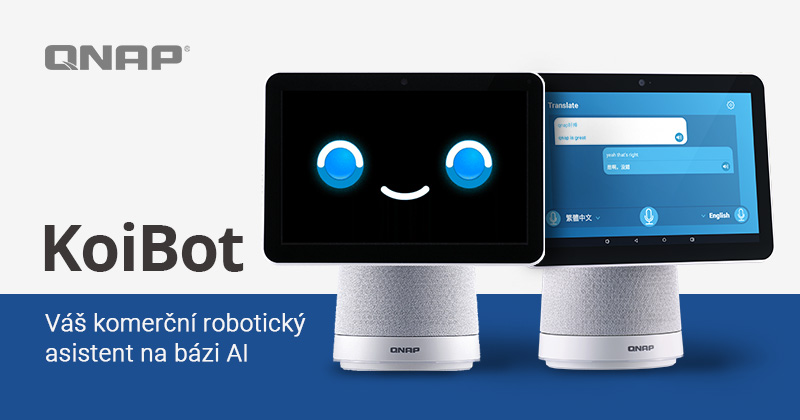 Nový komerční robot KoiBot na bázi AI od společnosti QNAP podporuje moderní obchodní digitální transformaci pomocí aplikací bohatých na funkce