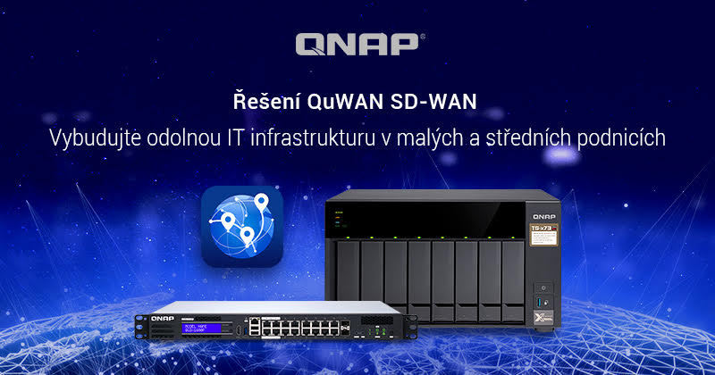 QNAP představuje řešení QuWAN SD-WAN – nasazení odolné IT infrastruktury s více pracovišti