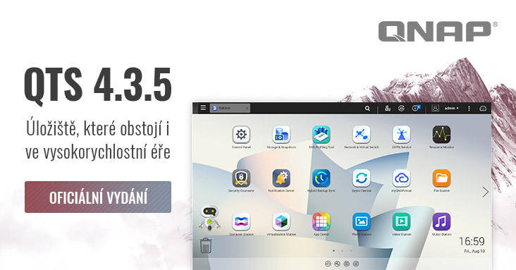 Společnost QNAP oficiálně vydává QTS 4.3.5: Vylepšete své zařízení QNAP NAS pomocí SSD over-provisioning a nového Síťového a virtuálního přepínače