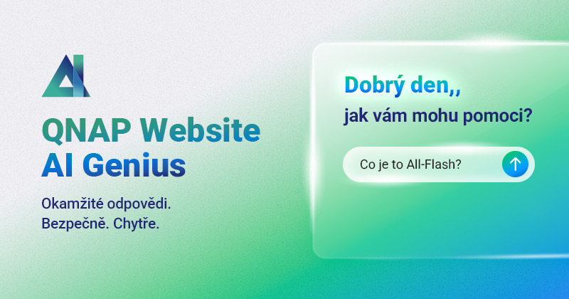 QNAP oficiálně představuje AI Genius pro rychlý přístup k informacím a chytřejší výběr produktů