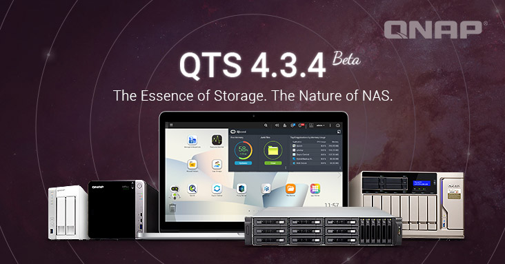 QNAP lance QTS 4.3.4 Beta, réduisant les minimums requis pour les snapshots à 1Go de RAM, et intégrant un tout nouveau gestionnaire de stockage et de snapshots