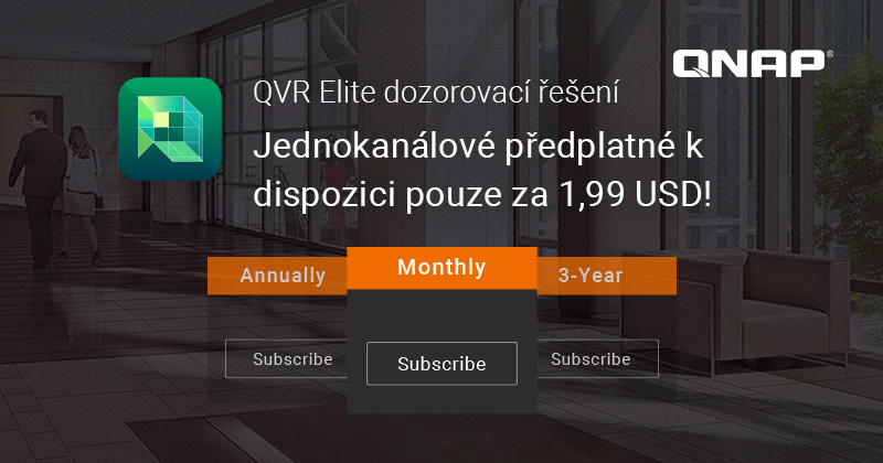 Společnost QNAP uvádí QVR Elite, dozorovací řešení založené na předplatném, dostupné od 1,99 USD měsíčně