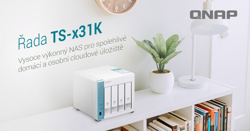 Společnost QNAP představuje vysoce výkonný čtyřjádrový NAS 1,7 GHz pro spolehlivé domácí a osobní cloudové úložiště
