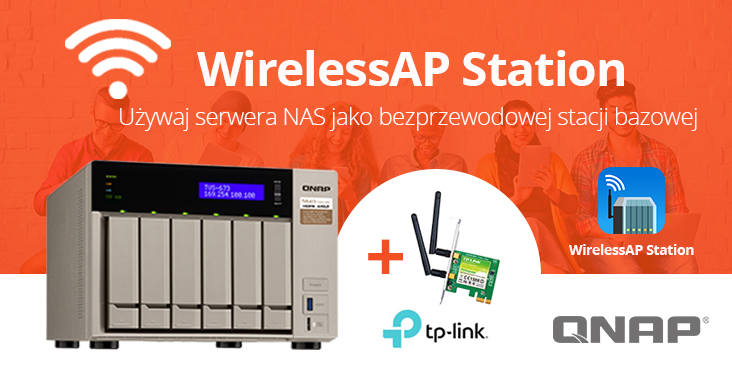 QNAP NAS jako bezprzewodowy punkt dostępowy – dzięki aplikacji WirelessAP Station
