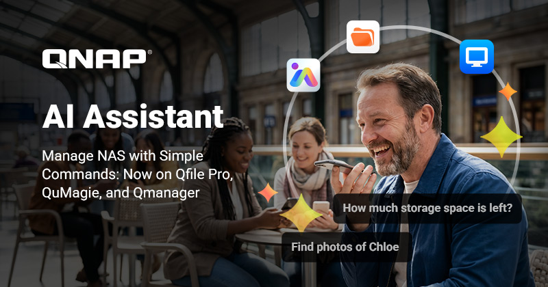 QNAP Adds AI Assistant Features to Mobile Apps, Allowing Users to Manage NAS Files and Settings with Simple, Direct Commands