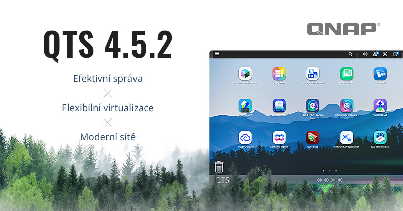 Společnost QNAP představuje QTS 4.5.2, v němž vylepšuje SNMP a přidává podporu pro SR-IOV, Intel QAT a odhaluje síťový adaptér 100GbE