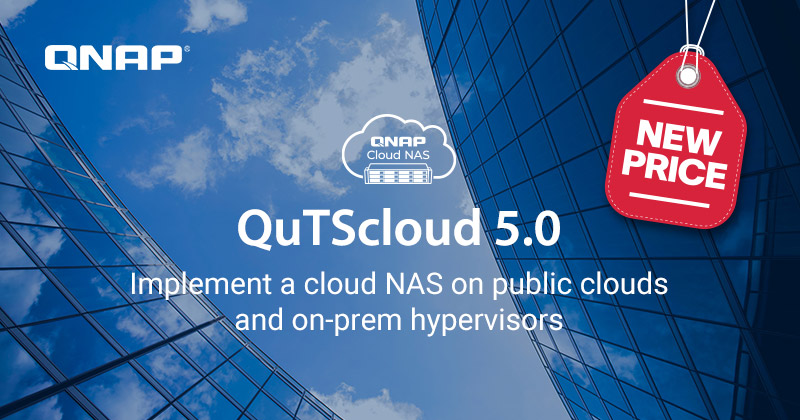 QNAP Updates Its Cloud NAS to QuTScloud c5.0, Featuring an Upgraded Kernel, Improved Security, and More with New Lower Prices Starting from US $4.99